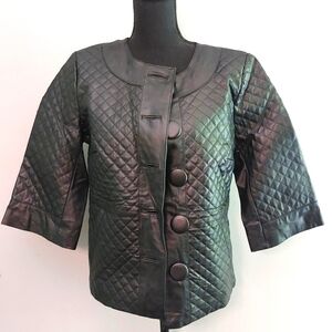 TERRY LEWIS black leather jacket